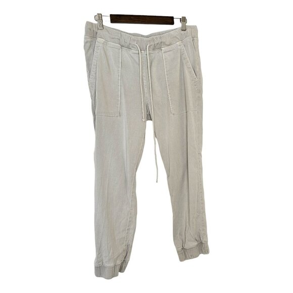 Bella Dahl Light Grey Jogger W/ Tie Waist Detail Sz L - Picture 1 of 9